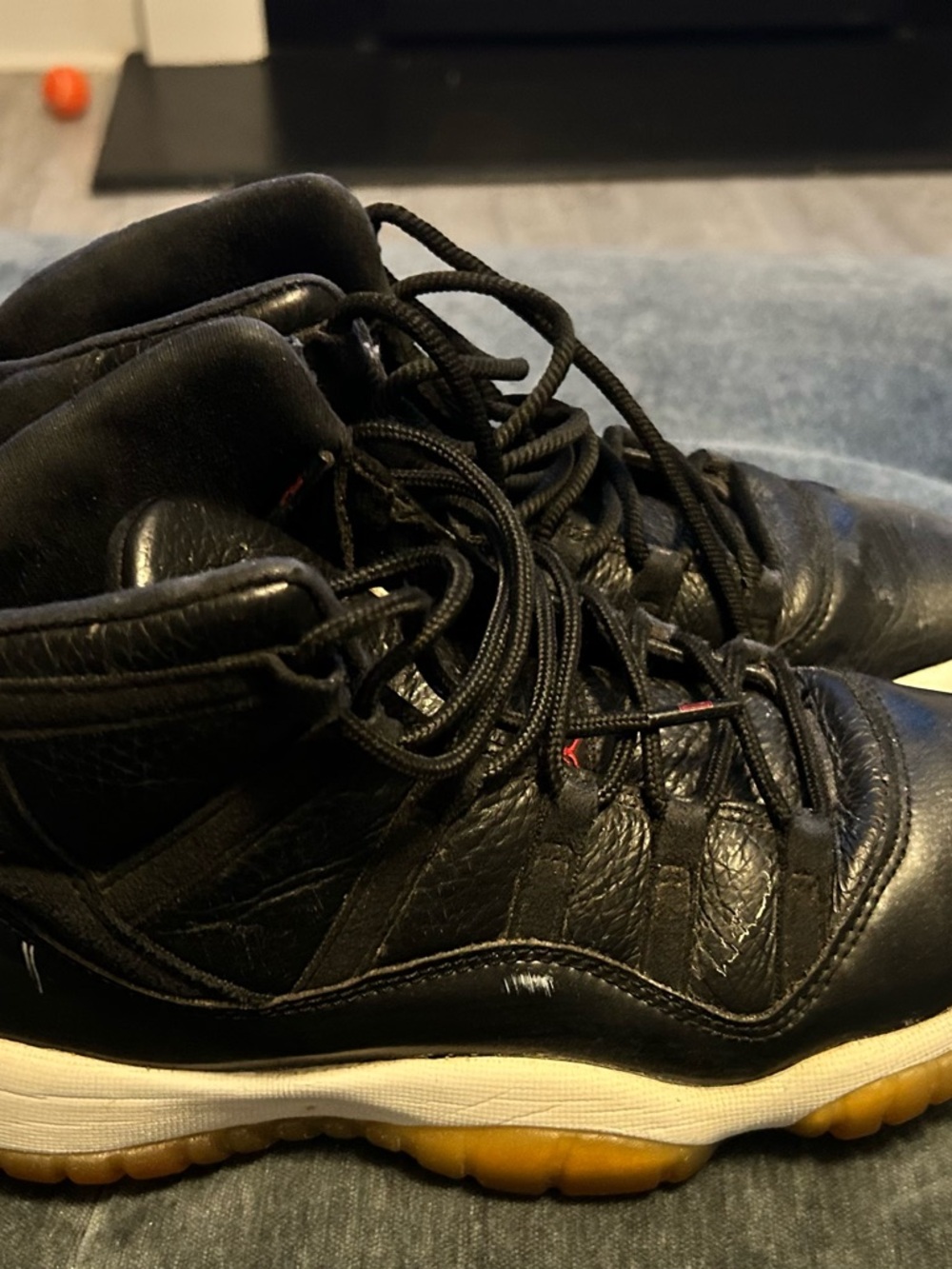 Nike Black High-Top Sneakers with Gum Outsole
